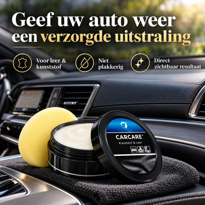 CarCare™ | Laat dof leer en kunststof er weer verzorgd en diep van kleur uitzien | 1+1 gratis