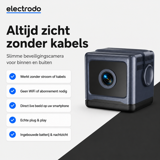 CubeCam™ | 100% Draadloze Beveiliging Zonder Gedoe