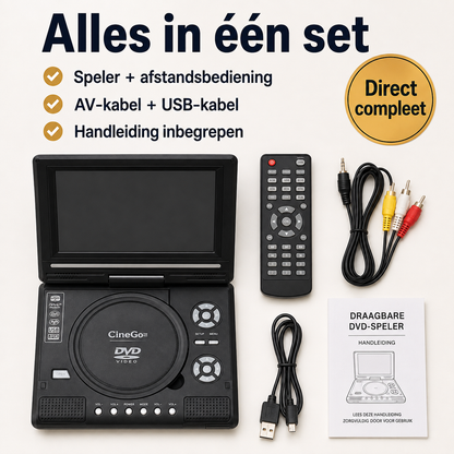 CineGo™ | Bekijk uw DVD’s overal, zonder internet