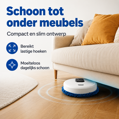 Moppy™ 4in1 slimme huishoudrobot | Nooit meer zelf de vloer schoonmaken!