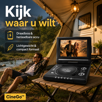 CineGo™ | Bekijk uw DVD’s overal, zonder internet