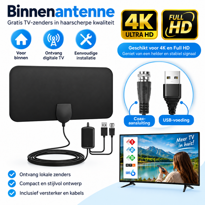 TVDirect™ | Krijg HD & 4K zenders zonder maandelijkse kosten | 1+1 gratis