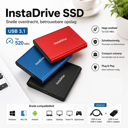 InstaDrive™ | Direct een Snelle Computer & Nooit Meer Vol Geheugen