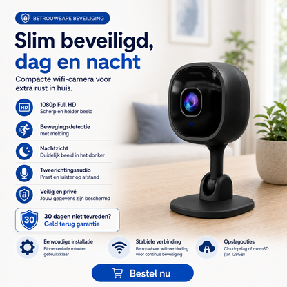 FlexCam™ Pro | Maximale beveiliging, overal werkend zonder stroom of wifi!