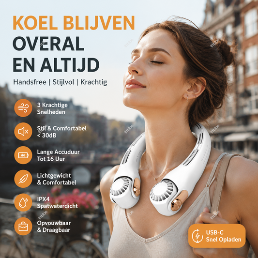 NeckBreeze™ | Uw Persoonlijke Verkoeling Waar U Ook Bent