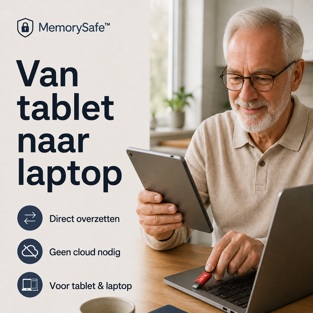 MemorySafe™ | Extra opslag voor telefoon, tablet & laptop