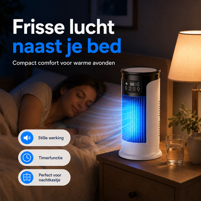 HydroChill™ draagbare airco | Snel & Fluisterstil Ruimtes Koelen