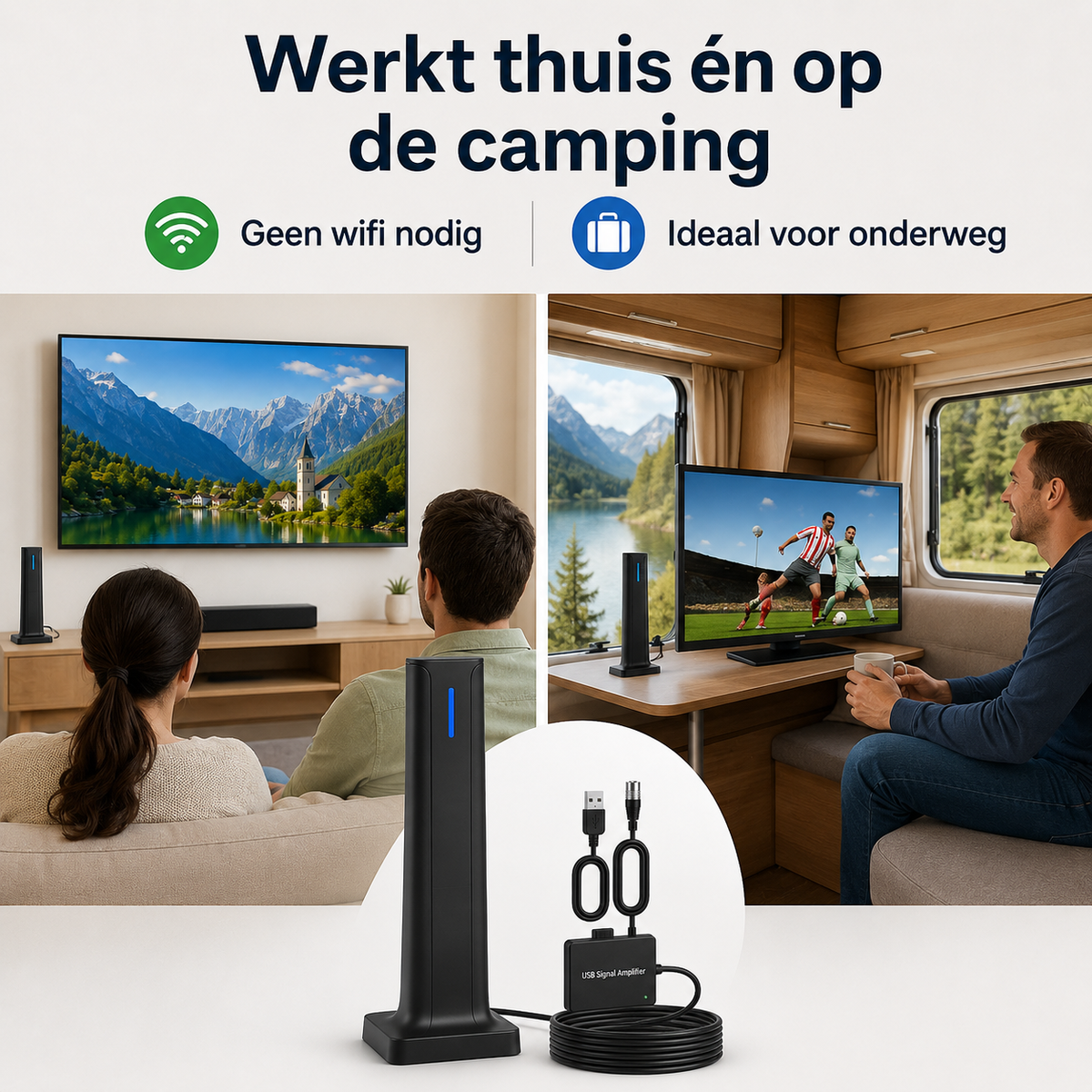 EaroTV 4K | Krijg gratis HD-zenders zonder kabel, smart-tv of Wi-Fi