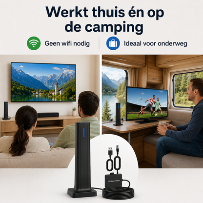 EaroTV 4K | Krijg gratis HD-zenders zonder kabel, smart-tv of Wi-Fi