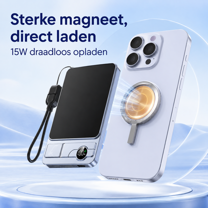 PowerSnap™ Pro | Nooit meer een lege batterij met deze compacte 3-in-1 ultra snellader