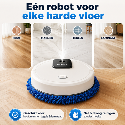 Moppy™ 4in1 slimme huishoudrobot | Nooit meer zelf de vloer schoonmaken!