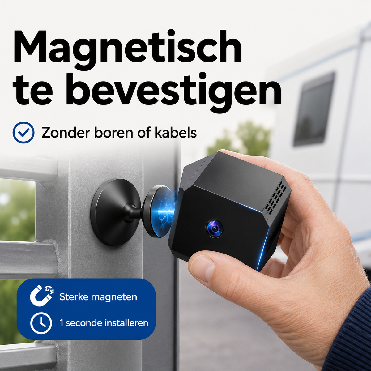 SafeCam Pro™ | Altijd beveiligd – zelfs zonder internet of stroom