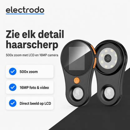 OptiZoom 500 | Zie elk detail haarscherp op groot scherm of LCD