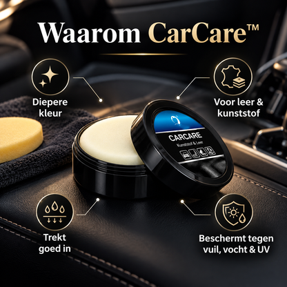 CarCare™ | Laat dof leer en kunststof er weer verzorgd en diep van kleur uitzien | 1+1 gratis