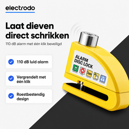 SirenLock™ | Beveilig uw fiets of motor met één klik tegen diefstal