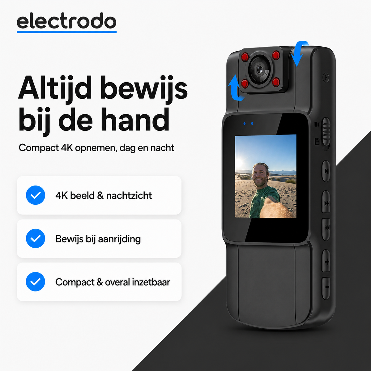 SecureCam™ 4K | De camera die je beschermt, dag en nacht