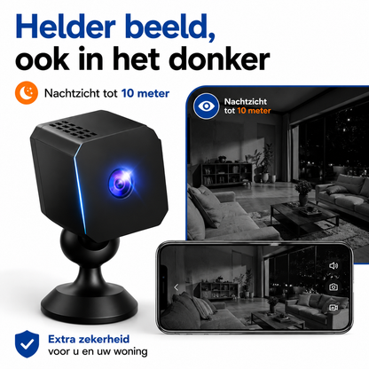 SafeCam Pro™ | Altijd beveiligd – zelfs zonder internet of stroom