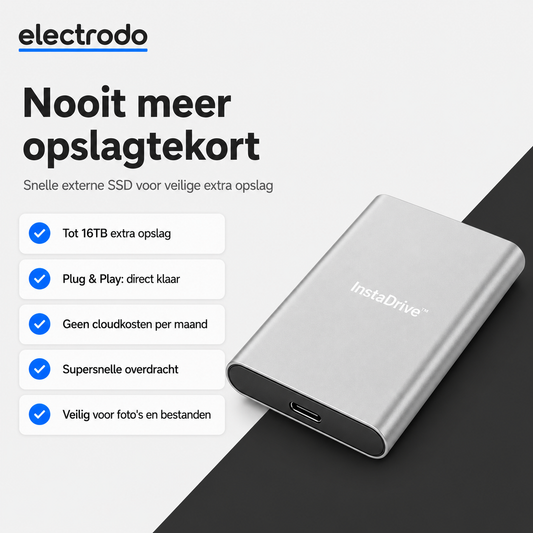 InstaDrive™ | Direct een Snelle Computer & Nooit Meer Vol Geheugen
