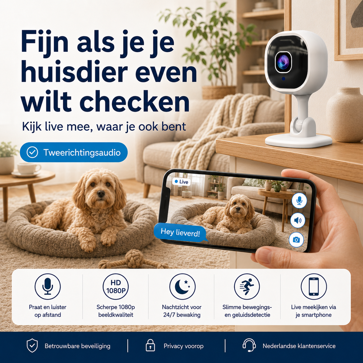 FlexCam™ Pro | Maximale beveiliging, overal werkend zonder stroom of wifi!