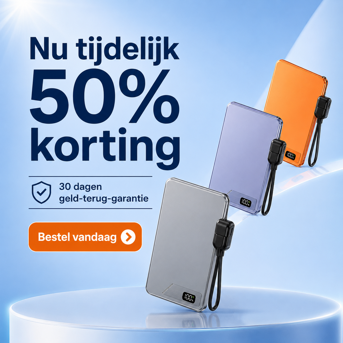 PowerSnap™ Pro | Nooit meer een lege batterij met deze compacte 3-in-1 ultra snellader