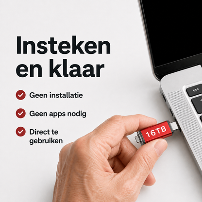 MemorySafe™ | Extra opslag voor telefoon, tablet & laptop