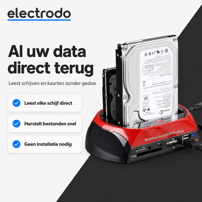 TotalRecovery Dock™ | Herstel al je bestanden in seconden
