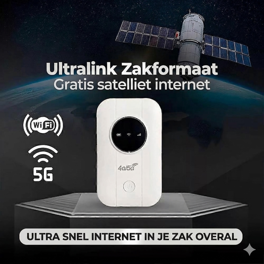 UltraLink Pocket Router | Altijd en overal razendsnel Internet