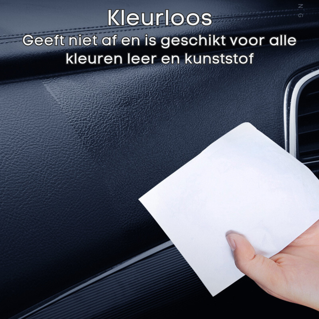 CarCare™ | Laat dof leer en kunststof er weer verzorgd en diep van kleur uitzien | 1+1 gratis