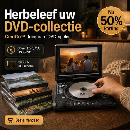 CineGo™ | Bekijk uw DVD’s overal, zonder internet