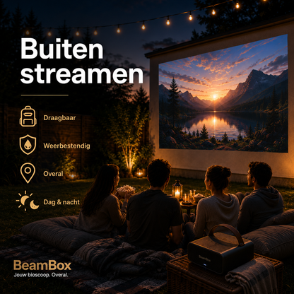 BeamBox 4K | Verander elke ruimte in een gigantische bioscoop