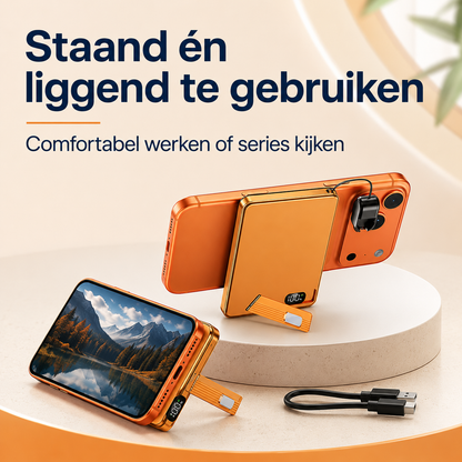 PowerSnap™ Pro | Nooit meer een lege batterij met deze compacte 3-in-1 ultra snellader