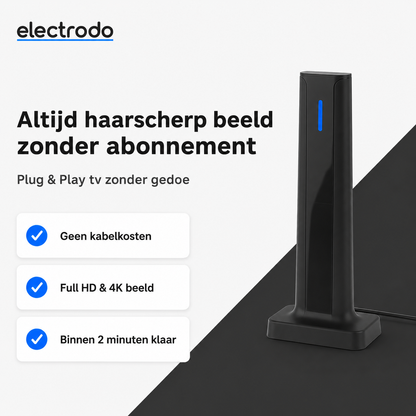 EaroTV 4K | Krijg gratis HD-zenders zonder kabel, smart-tv of Wi-Fi