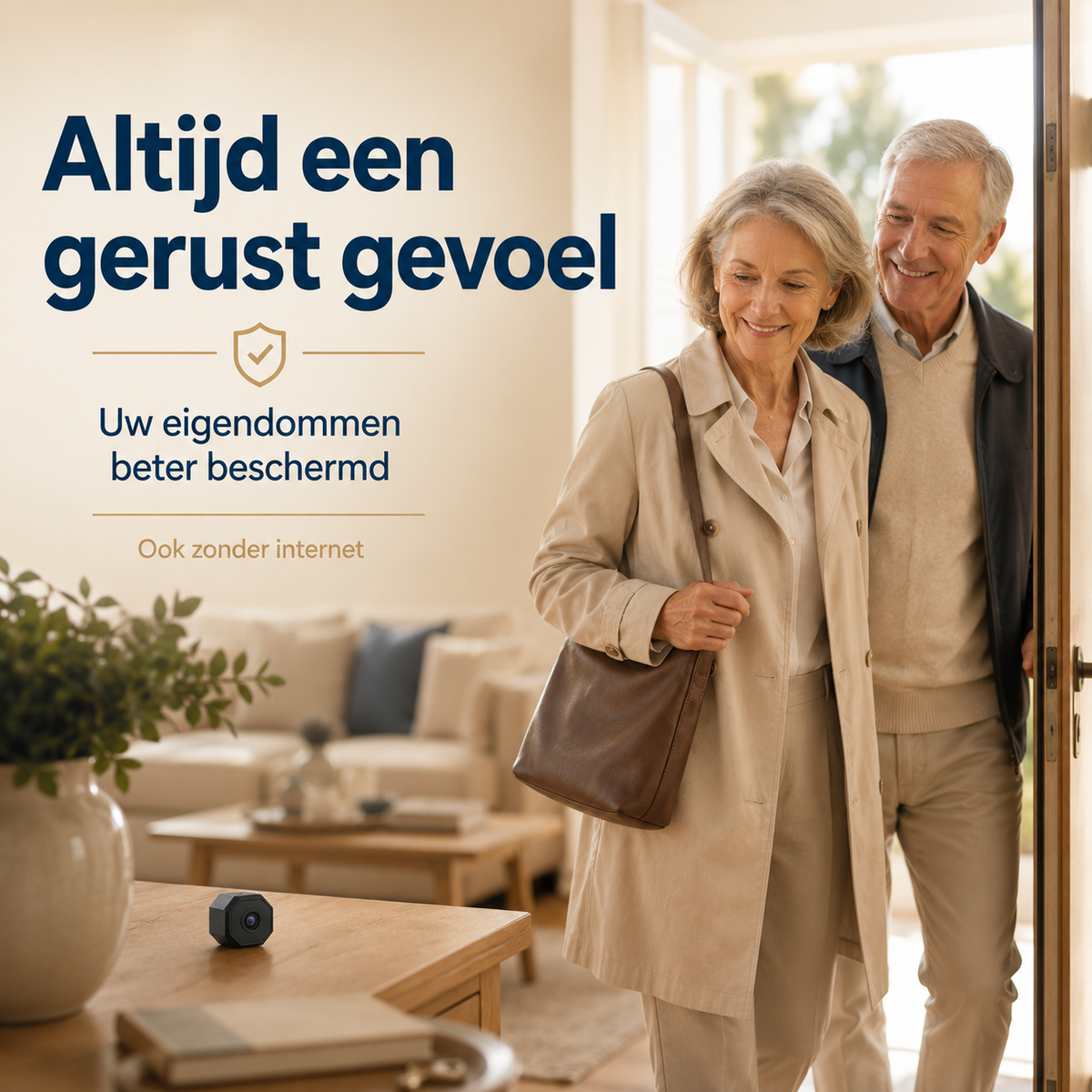 MiniCam™ | Live meekijken én opnemen zonder wifi of stroom