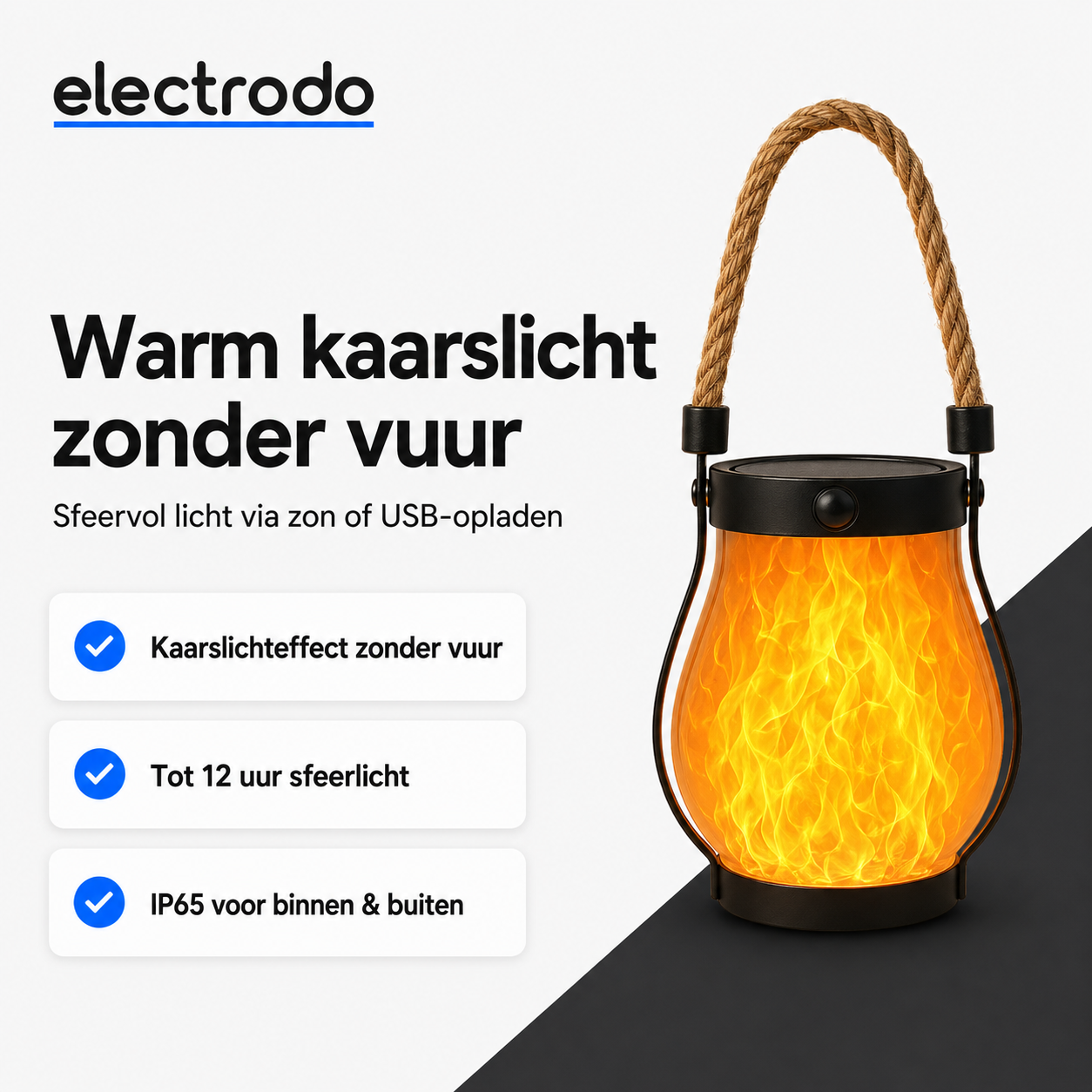 EmberLight | Altijd licht, zelfs zonder stopcontact