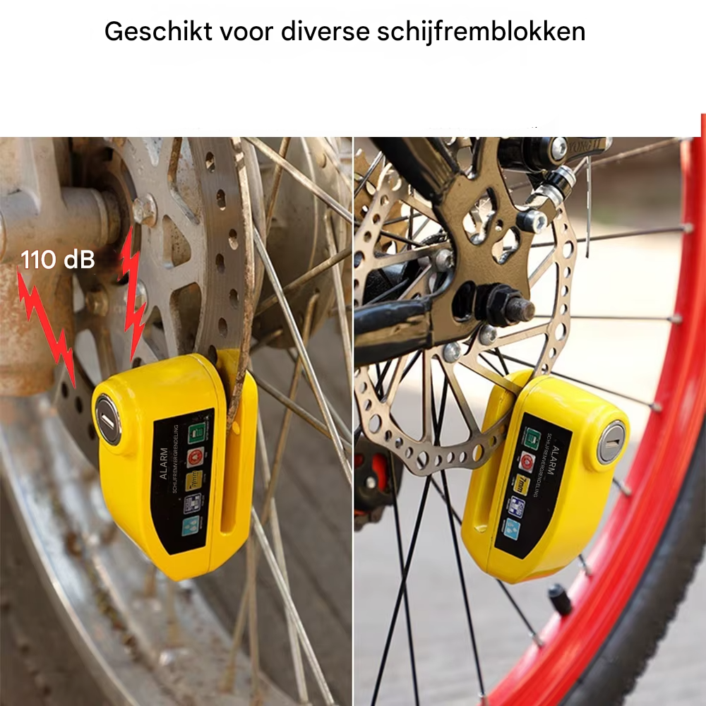 SirenLock™ | Beveilig uw fiets of motor met één klik tegen diefstal