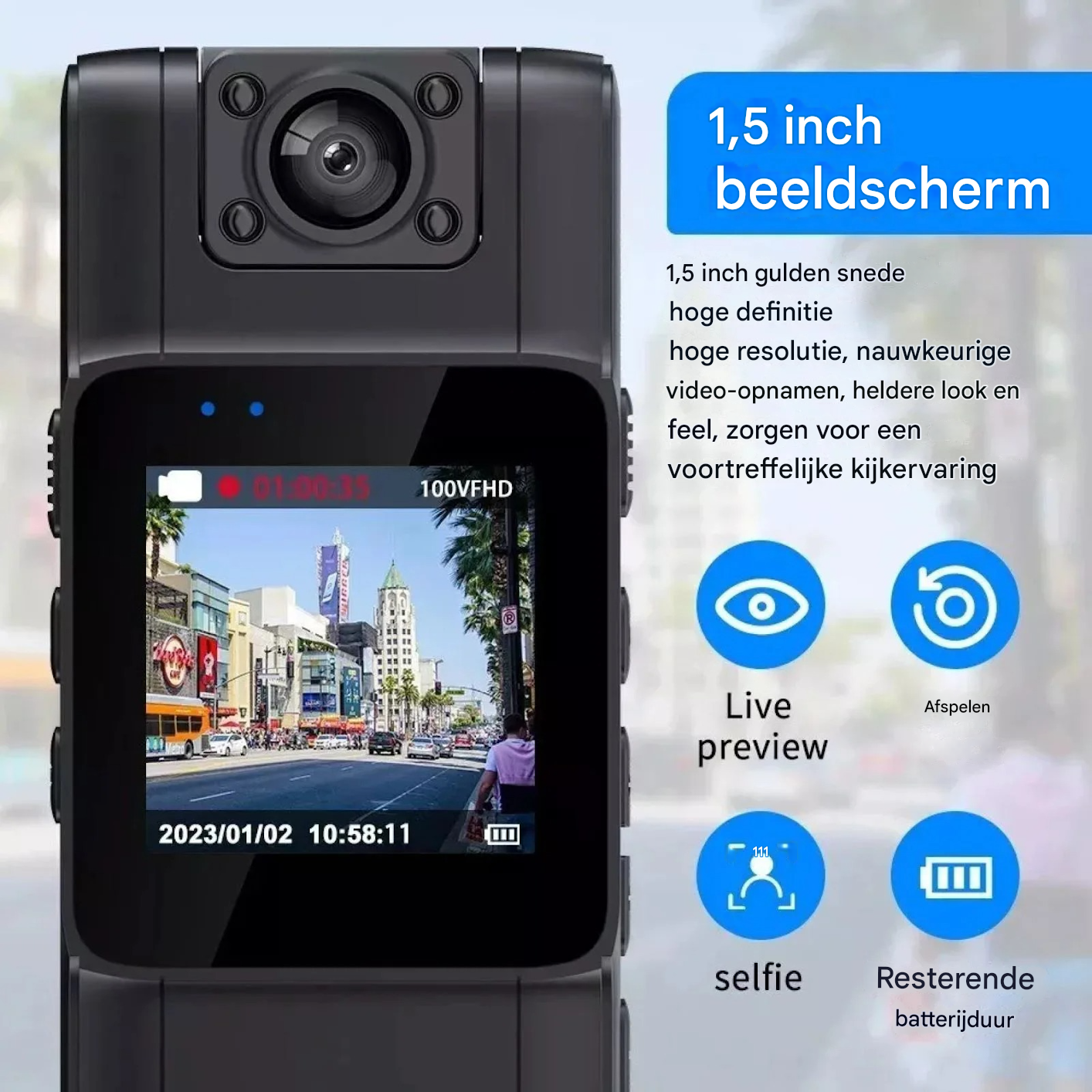 SecureCam™ 4K | De camera die je beschermt, dag en nacht