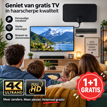 TVDirect™ | Krijg HD & 4K zenders zonder maandelijkse kosten | 1+1 gratis