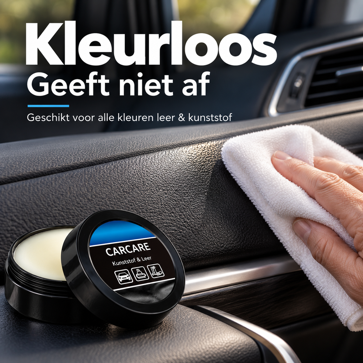 CarCare™ | Laat dof leer en kunststof er weer verzorgd en diep van kleur uitzien | 1+1 gratis