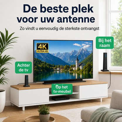 EaroTV 4K | Krijg gratis HD-zenders zonder kabel, smart-tv of Wi-Fi