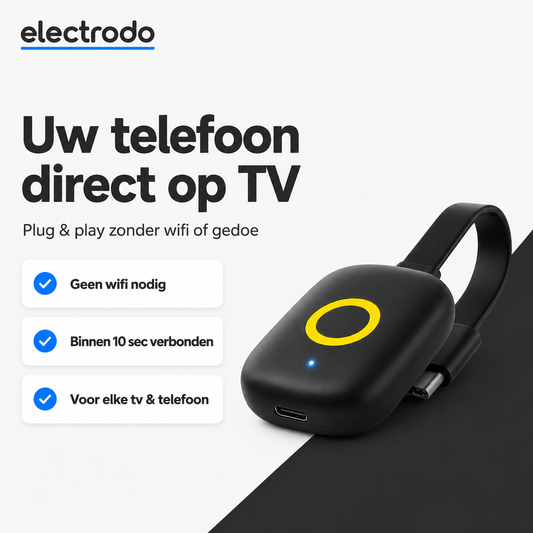 StreamLink™ | Stream alles direct op groot scherm, zonder wifi