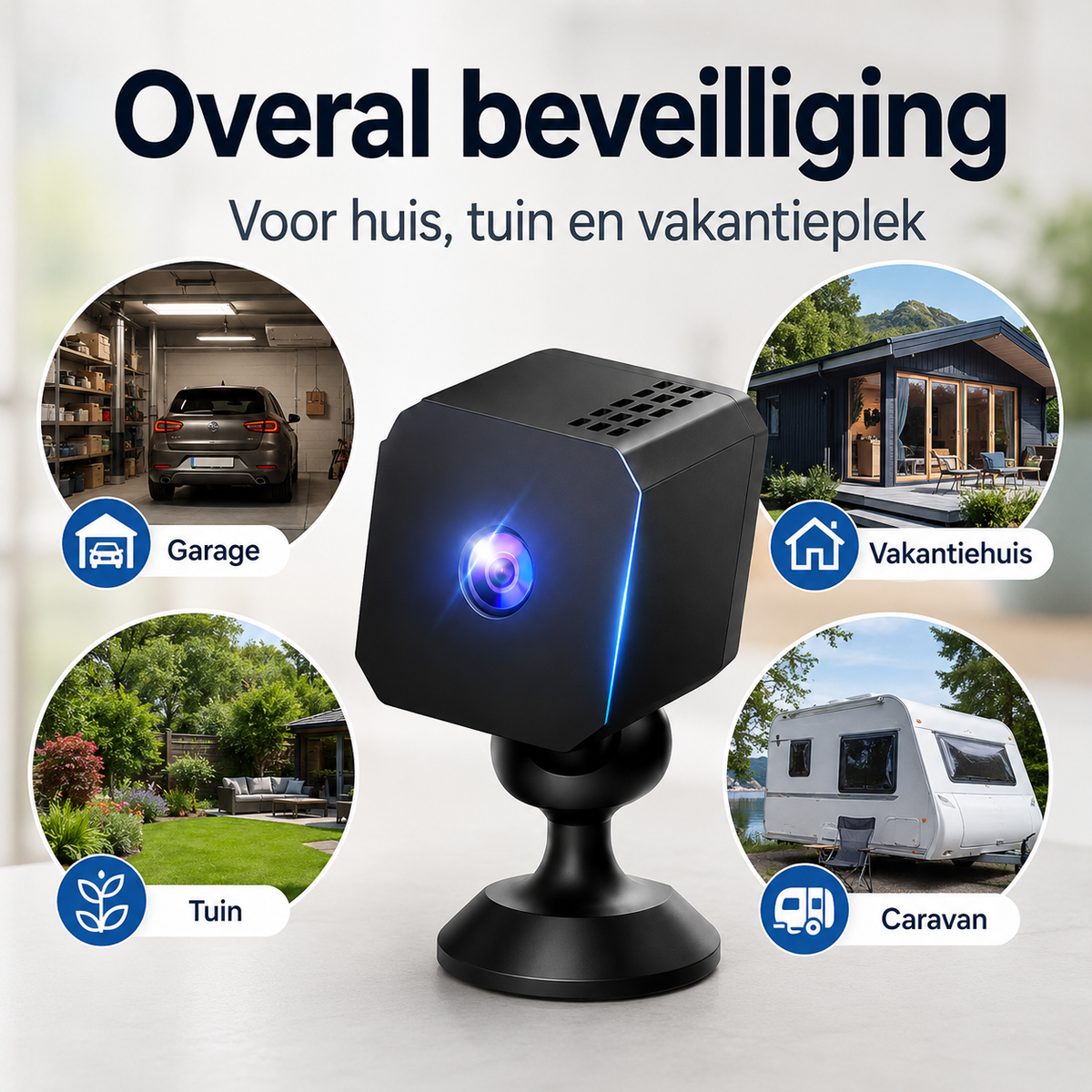 SafeCam Pro™ | Altijd beveiligd – zelfs zonder internet of stroom