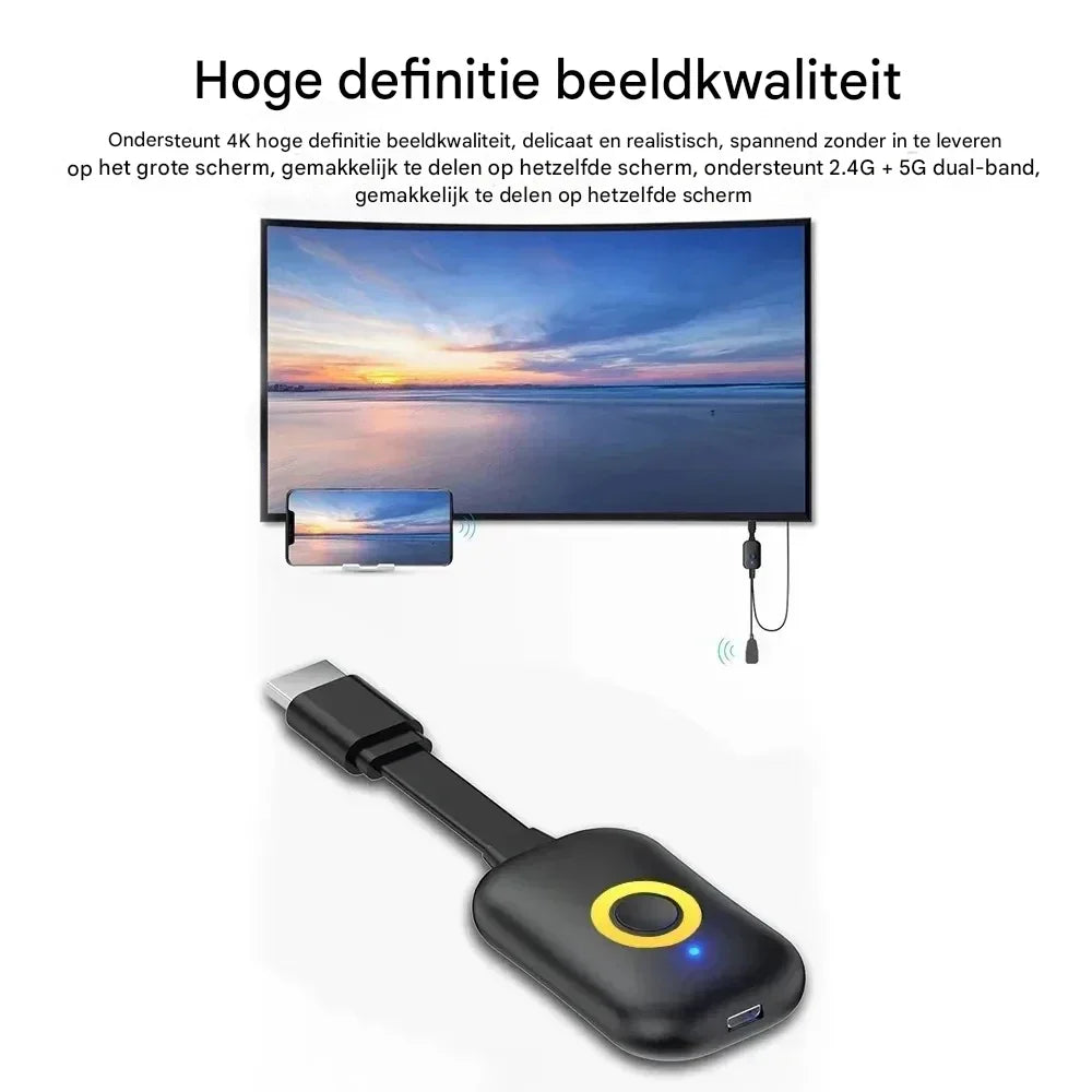 StreamLink™ | Stream alles direct op groot scherm, zonder wifi